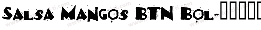 Salsa Mangos BTN Bol字体转换